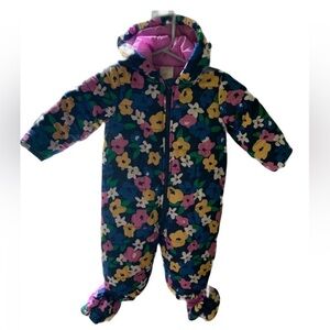 First Impressions Floral Kids One Piece Footie
